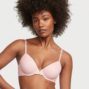 VS cloud push up smooth bra purest pink 34c